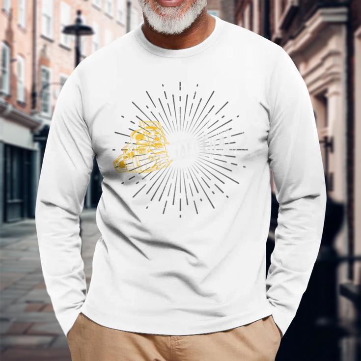 バックプリント アルゼンチン ハビエル・マイレイ チェーンソー Afuera 長袖Tシャツ 高齢者への贈り物