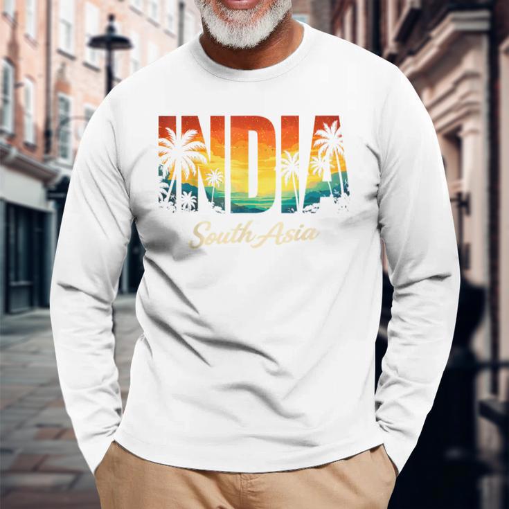 インド旅行お土産 長袖Tシャツ 高齢者への贈り物