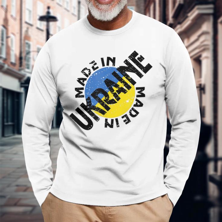 ウクライナ製 ウクライナの強いビシバンカ。 長袖Tシャツ 高齢者への贈り物