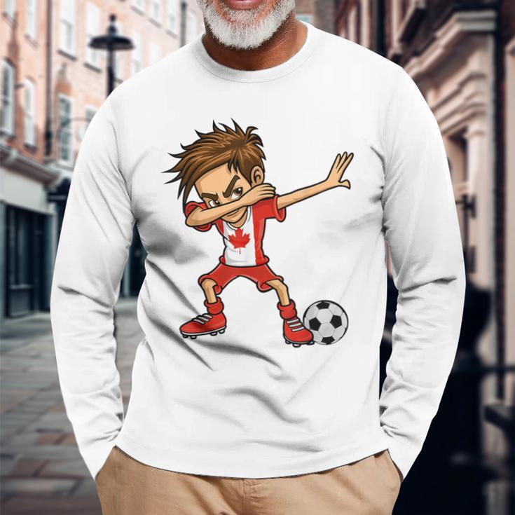 カナダ代表サッカー Canadaoccer Jersey カナダ国旗 長袖Tシャツ 高齢者への贈り物