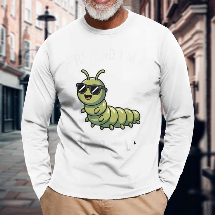 キャタピラー ごっこ おもしろキャタピラー 長袖Tシャツ 高齢者への贈り物