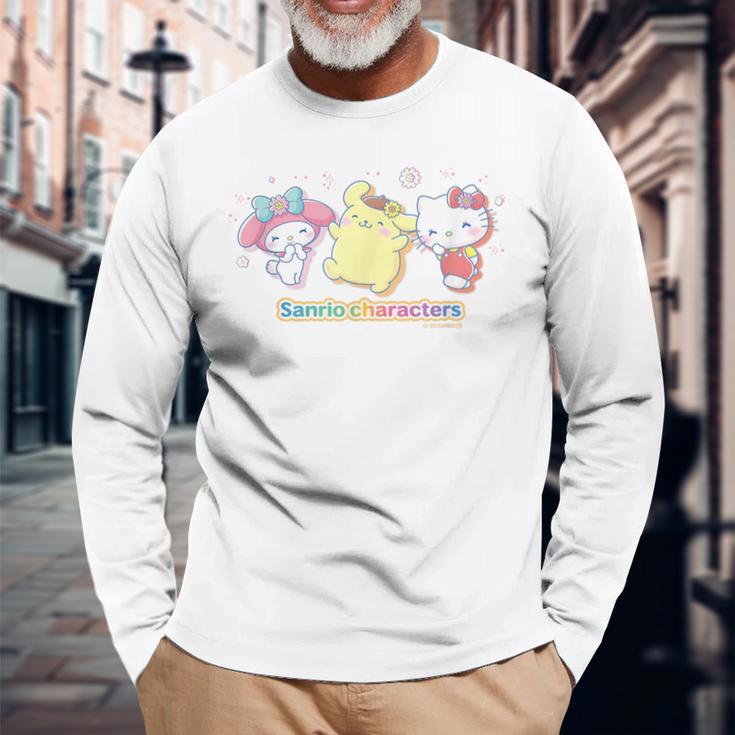 サンリオキャラクターズ サンリオキャラクター大賞デザイン 集合B 長袖Tシャツ 高齢者への贈り物
