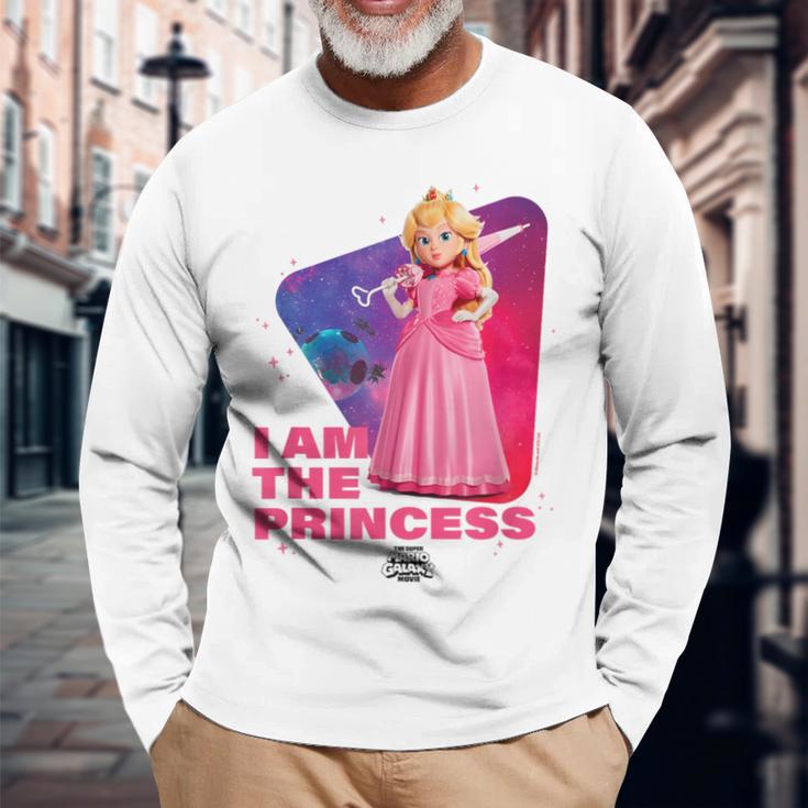 ザ・スーパーマリオギャラクシー・ムービー I Am The Princess 長袖Tシャツ 高齢者への贈り物