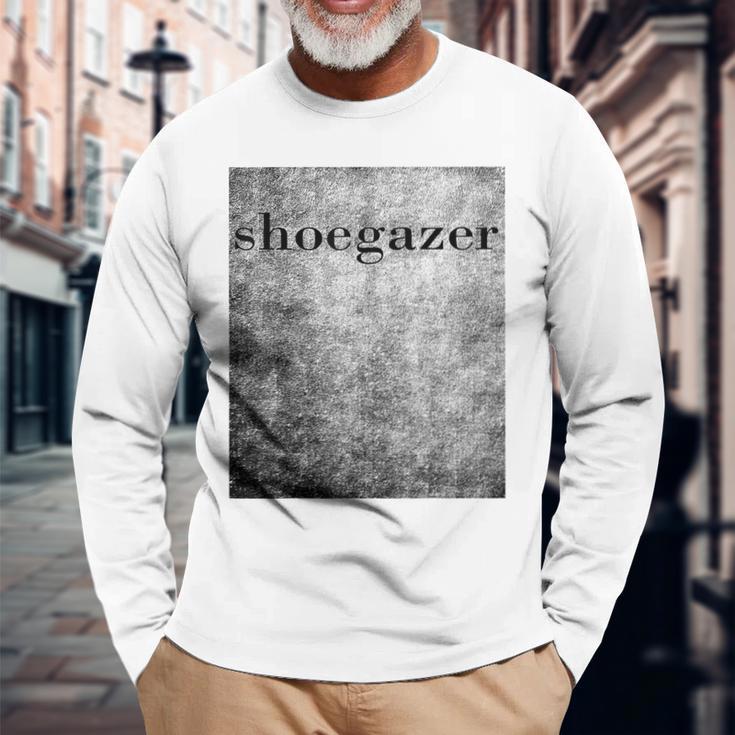 シューゲイズ グランジ 長袖Tシャツ 高齢者への贈り物