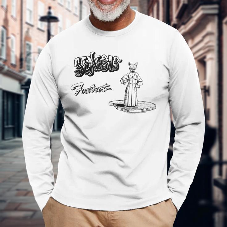 ジェネシス・フォックストロットの絵 長袖Tシャツ 高齢者への贈り物