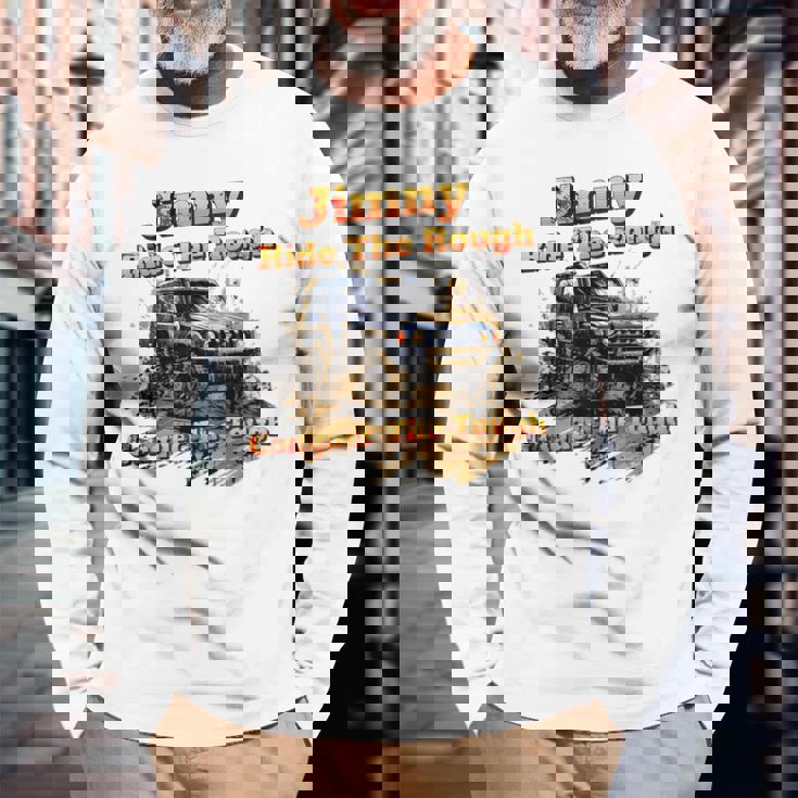 ジムニー 4X4 オフロード トラック 長袖Tシャツ 高齢者への贈り物