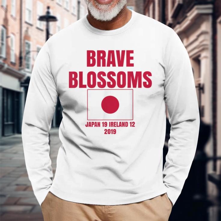 ジャパンラグビージャージ 長袖Tシャツ 高齢者への贈り物