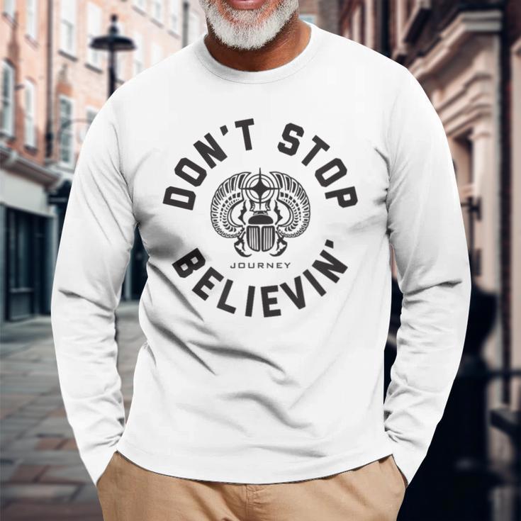 ジャーニーアメリカンロックバンド ドント・ストップ Believinong Papl2804 長袖Tシャツ 高齢者への贈り物