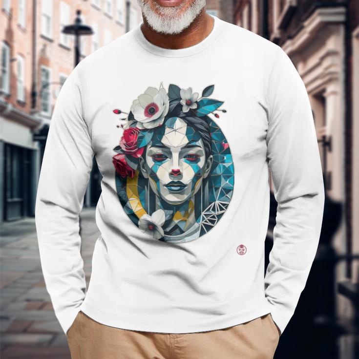 スピリットガイド 森の妖精 長袖Tシャツ 高齢者への贈り物