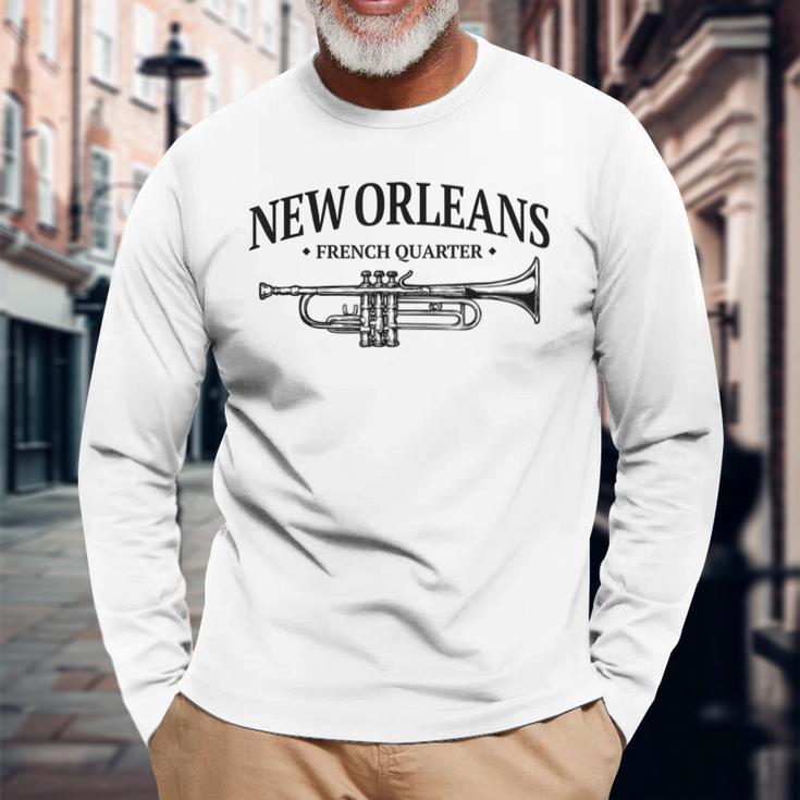 ニューオーリンズ フレンチクォーターシャツ マルディグラ 長袖Tシャツ 高齢者への贈り物