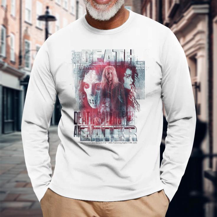 ハリーポッター ハロウィンデザイン デスイーター 長袖Tシャツ 高齢者への贈り物