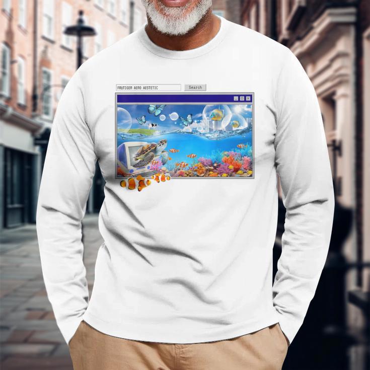フルーティーガーエアロ Y2k 2000年代 長袖Tシャツ 高齢者への贈り物