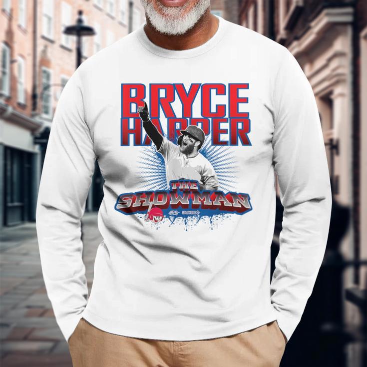 ブライス・ハーパー フィラデルフィア 野球 スケット Mlb選手 1個 長袖Tシャツ 高齢者への贈り物