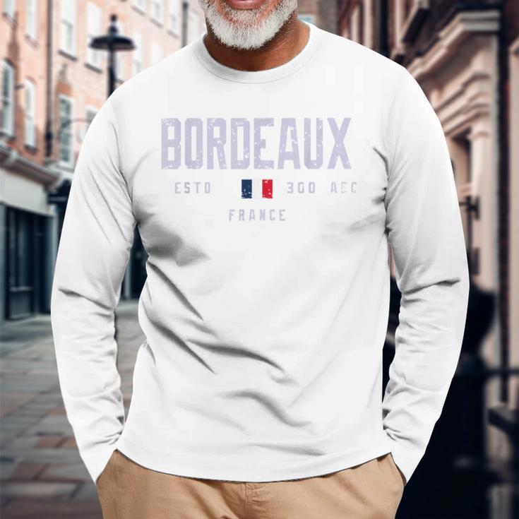 ボルドー フランス フィールドボルドー フランス 長袖Tシャツ 高齢者への贈り物