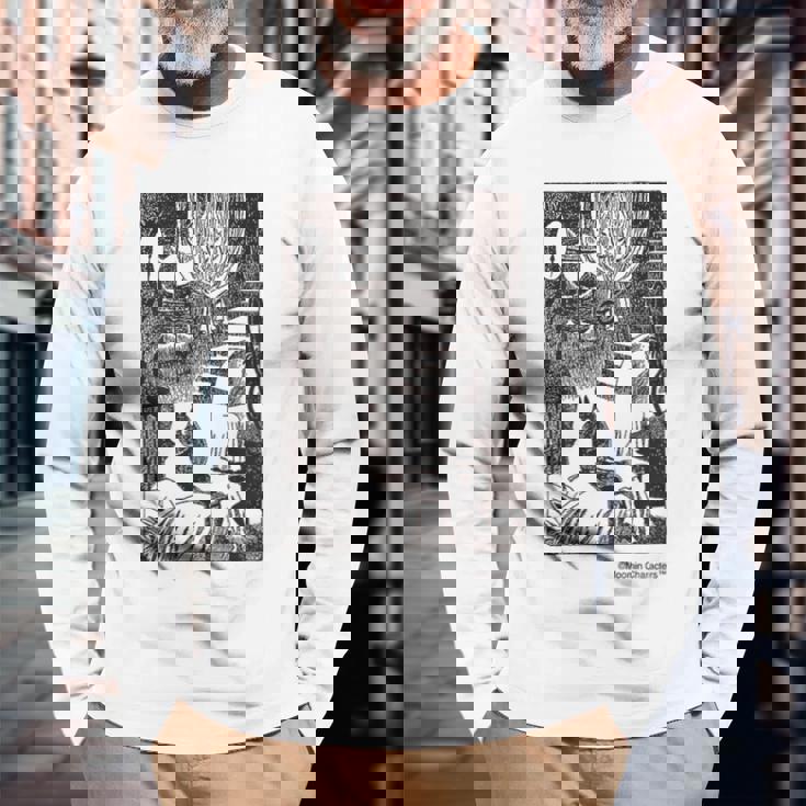 ムーミン 真夜中に起きる ムーミン谷の冬 長袖Tシャツ 高齢者への贈り物