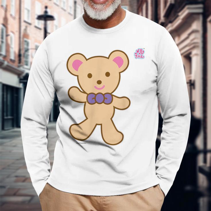 メルちゃんのおともだち くまさん Bigプリント 長袖Tシャツ 高齢者への贈り物