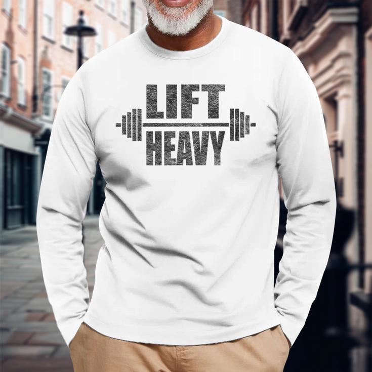 リフトヘビーバーベル ウェイトリフティング ワークアウトジム 長袖Tシャツ 高齢者への贈り物