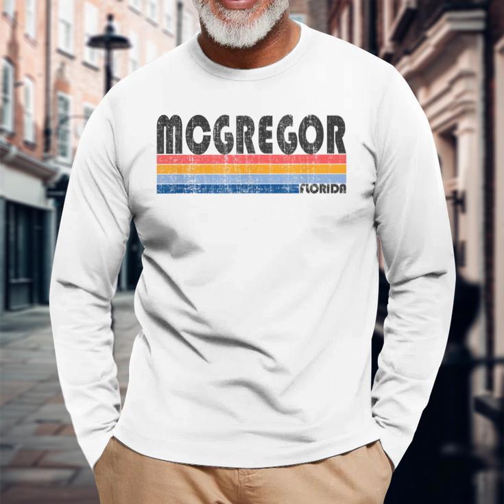 ヴィンテージ70年代80年代スタイルフロリダ州マクレガー。 長袖Tシャツ 高齢者への贈り物