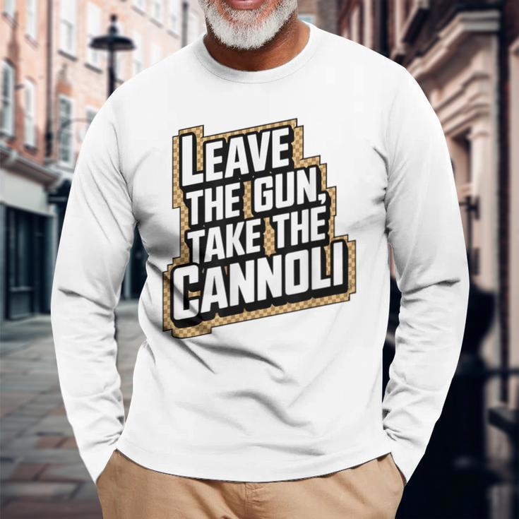 武器 を残してカンノーリを取れ 長袖Tシャツ 高齢者への贈り物