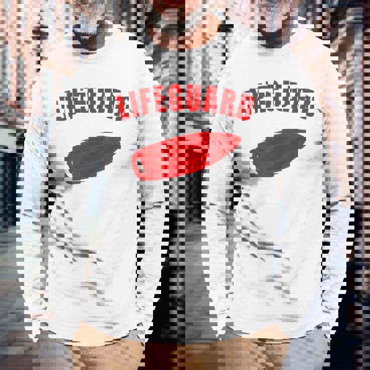 水泳 ライフガード レディース メンズ 水泳 楽しい 長袖Tシャツ 高齢者への贈り物