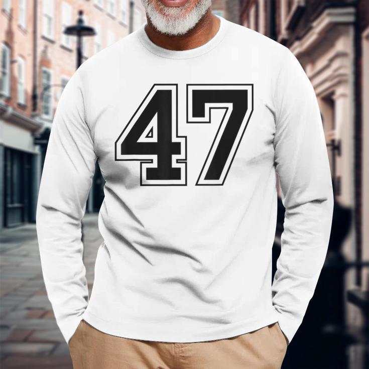 番号47 長袖Tシャツ 高齢者への贈り物