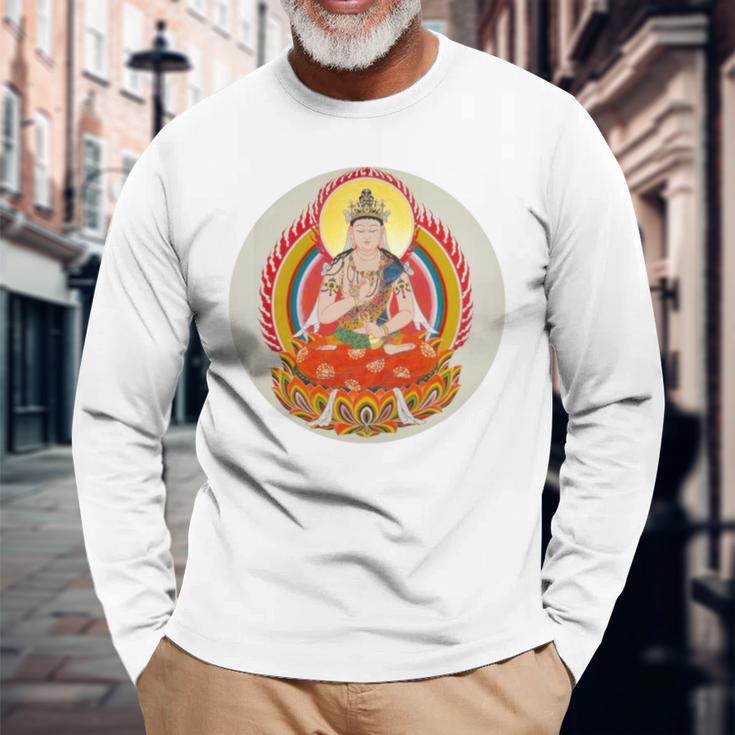 金剛薩埵ajrasattva 長袖tシャツ 長袖Tシャツ 高齢者への贈り物