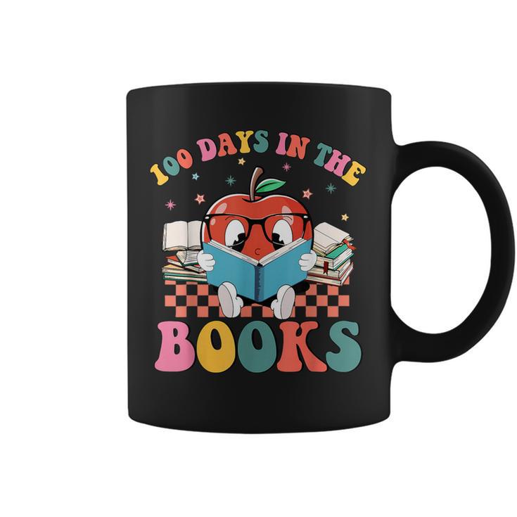 100 Days In The Books Reading Lover 100th Day Of School Graphic Print Coffee Mug