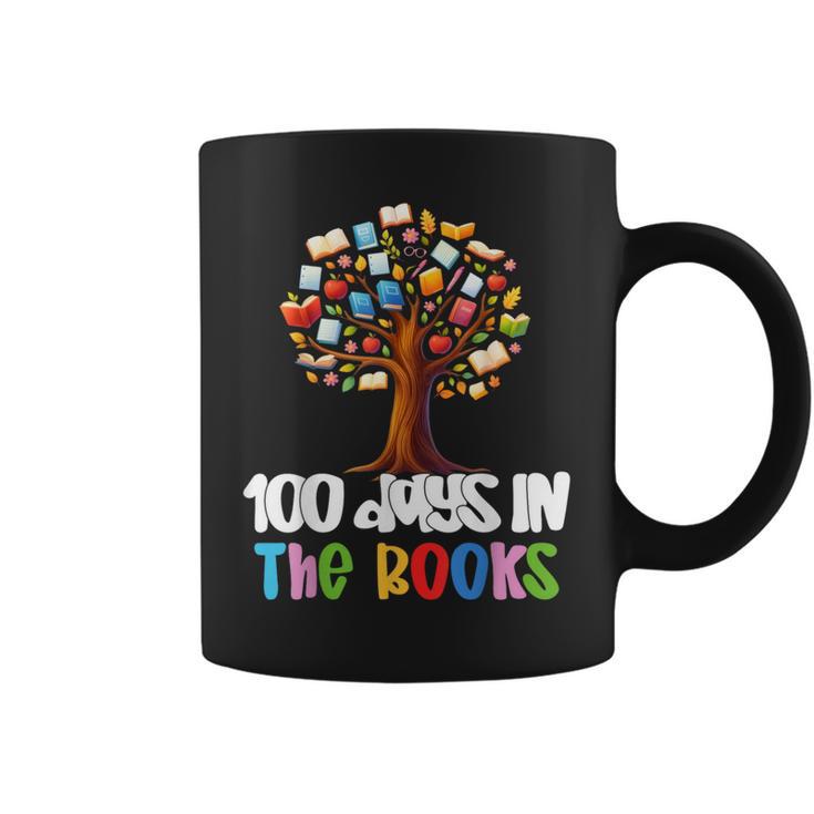 100 Days In The Books Tree Of Knowledge 100th Day Of School Graphic Print Coffee Mug