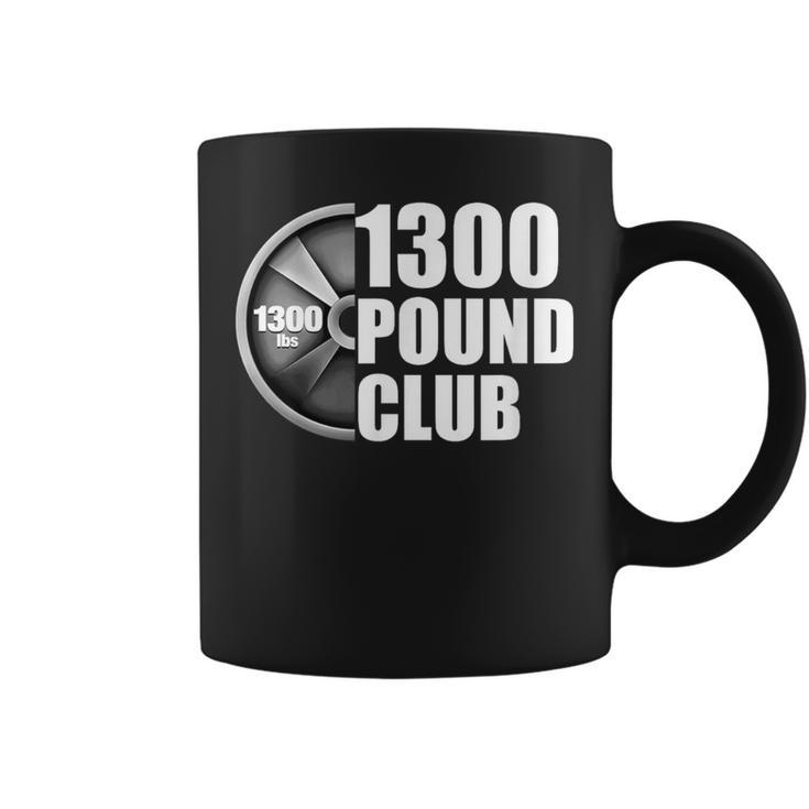 1300ポンドクラブパワーリフティング コーヒーマグ