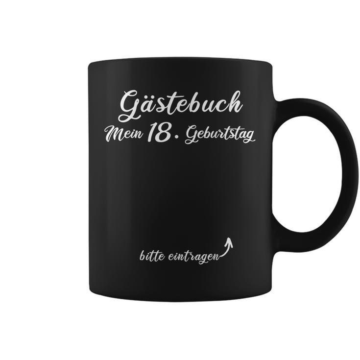 18th Birthday Guest Book Party Men Graphic Print Coffee Mug