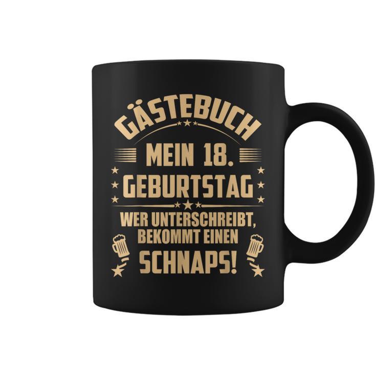 18th Birthday Guest Book To Sign 18 Years Graphic Print Coffee Mug