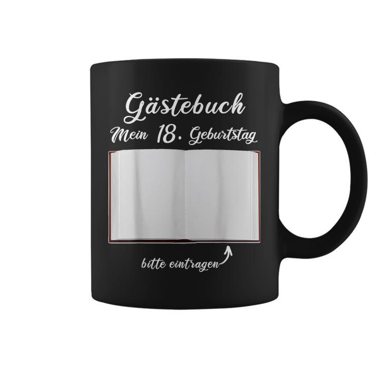 18th Birthday Guestbook Record Hie Party Graphic Print Coffee Mug