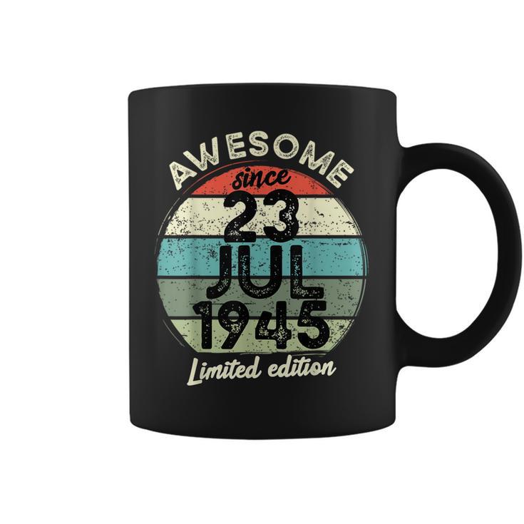 1945年7月23日 80歳の誕生日 80歳 2025年 誕生日 コーヒーマグ