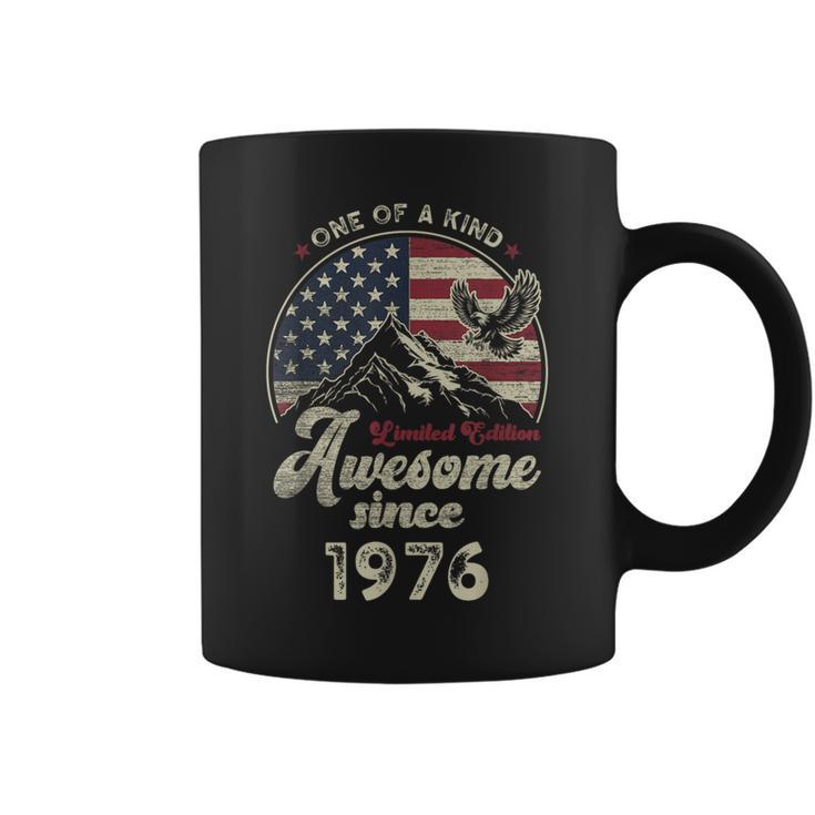 1976 愛国的なイーグル、50歳の誕生日、アメリカ国旗 愛国的 コーヒーマグ