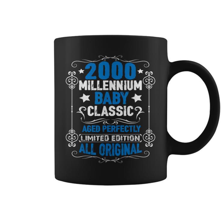 2000年代に生まれたオリジナルパーツバースデーミレニアムベイビー コーヒーマグ