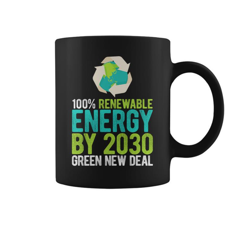 2030年までにグリーンニューディールの再生可能エネルギー 長袖tシャツ コーヒーマグ