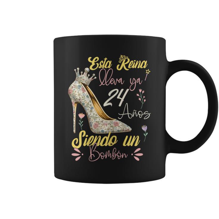 24 Añosiendo Un Bombón Cumpleaños 24 Años Taza de café