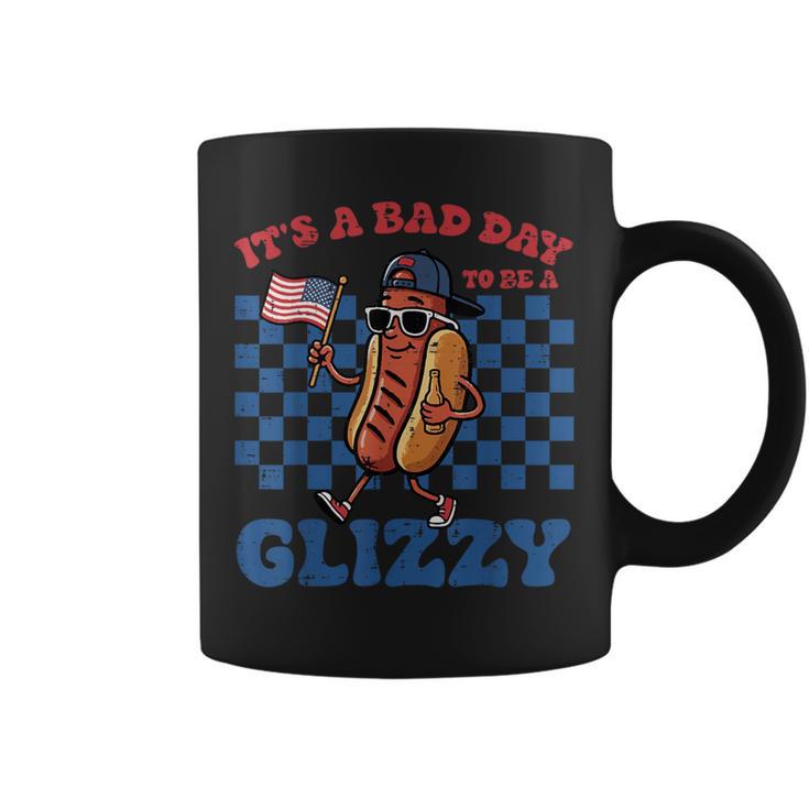 4Th Of July Bad Day To Be Glizzy Usa Hotdog Kids Coffee Mug