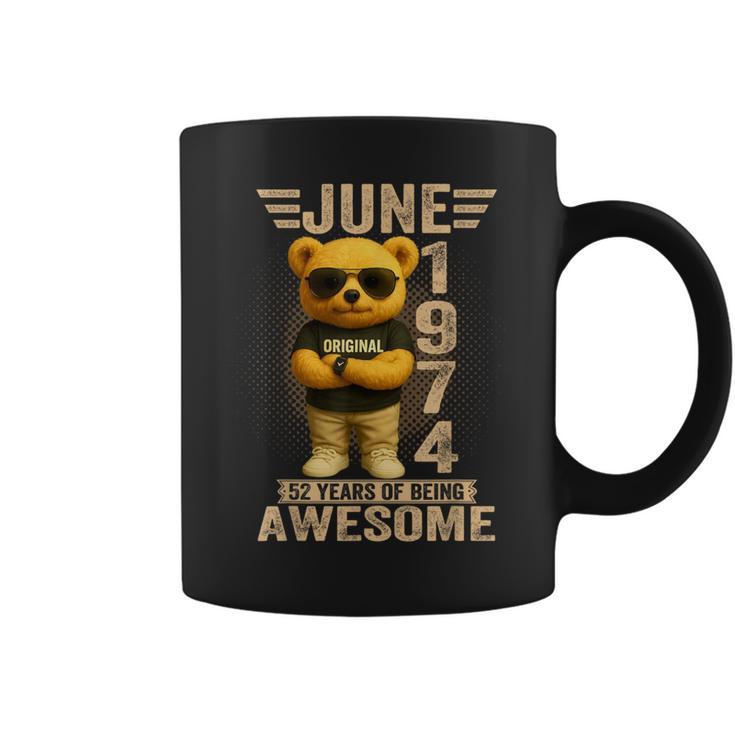 52歳 1974年6月 テディベア 52歳 誕生日 男性 女性 コーヒーマグ