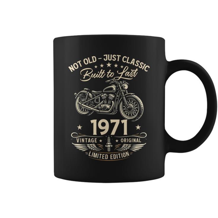 55 歳の誕生日男性オートバイ バイクに乗る人 1971 コーヒーマグ