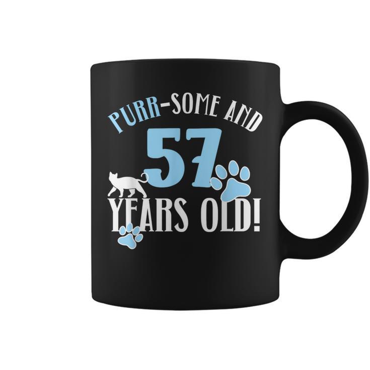 57歳の誕生日 57歳 猫 ママ 猫好き 誕生日 コーヒーマグ