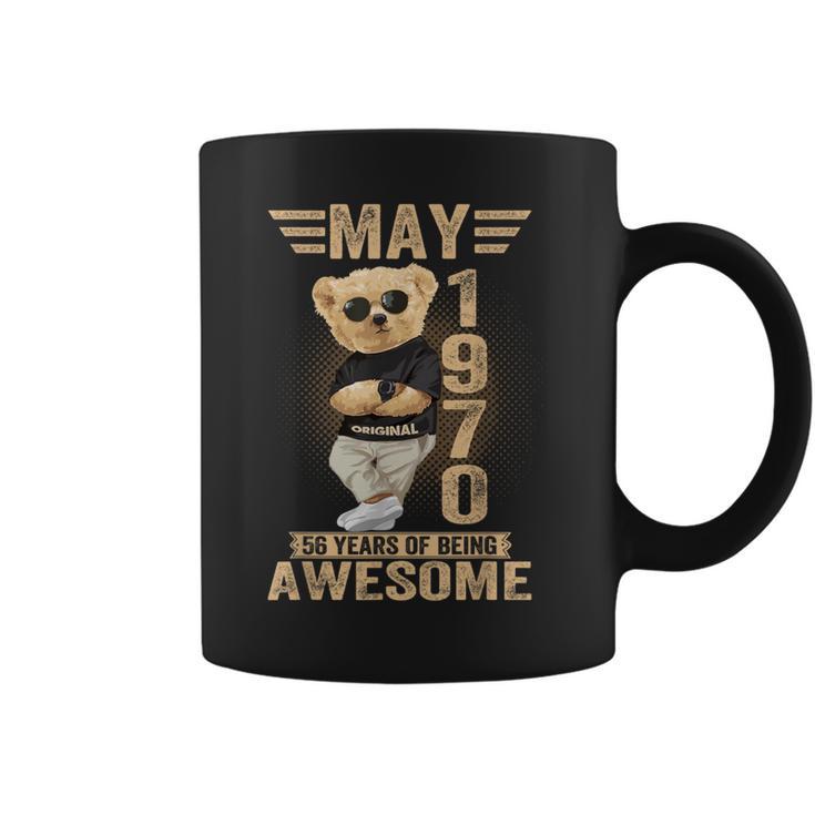 5月56日 誕生日 男性 女性 1970年 素晴らしいテディベア コーヒーマグ