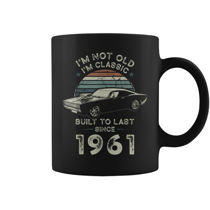 65歳の誕生日 1961年クラシックカー コーヒーマグ