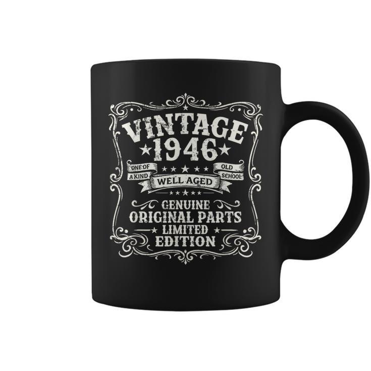80歳 誕生日 男性女性intage 1946年1946年生まれ レトロデザインブランド コーヒーマグ