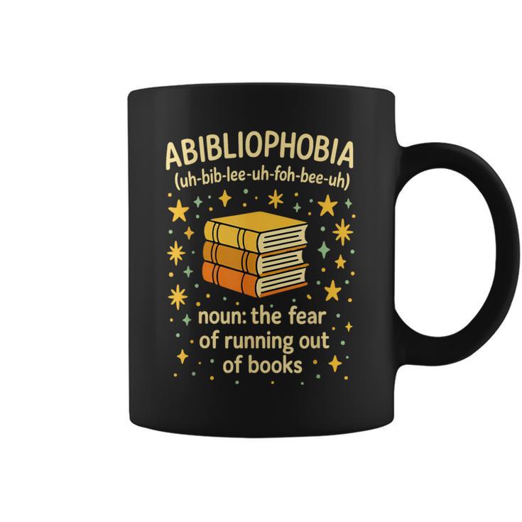 Abibliophobia Book Lover Reading Humor Graphic Graphic Print Coffee Mug