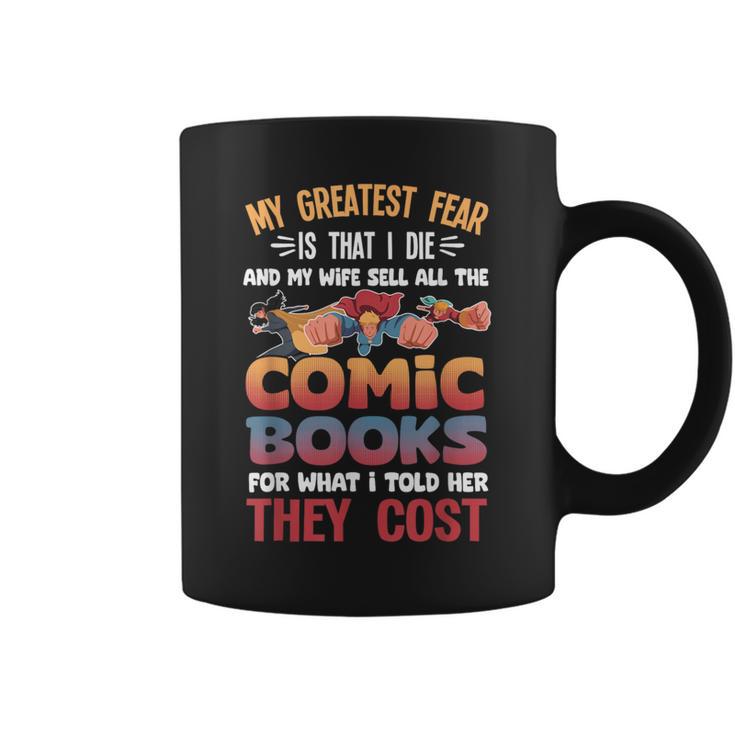 Action Figure Collector Comic Books Graphic Print Coffee Mug