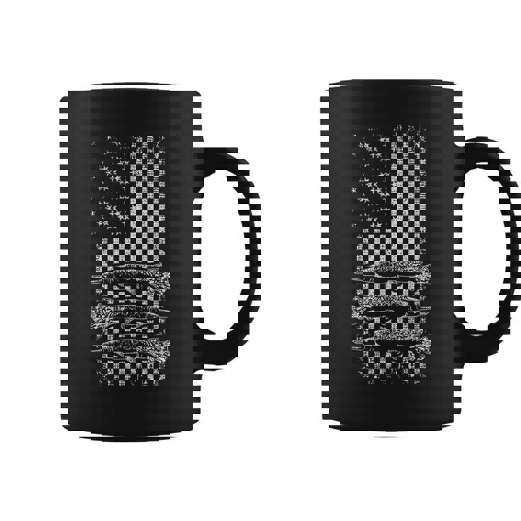 Alligator Gar Usa レトロ ヴィンテージ アメリカン ガーフィッシュ ガーパイク コーヒーマグ