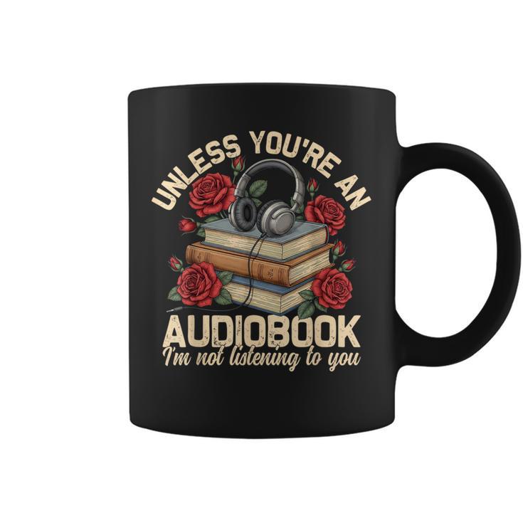 Audiobook For Book & Reading Lover Women Graphic Print Coffee Mug