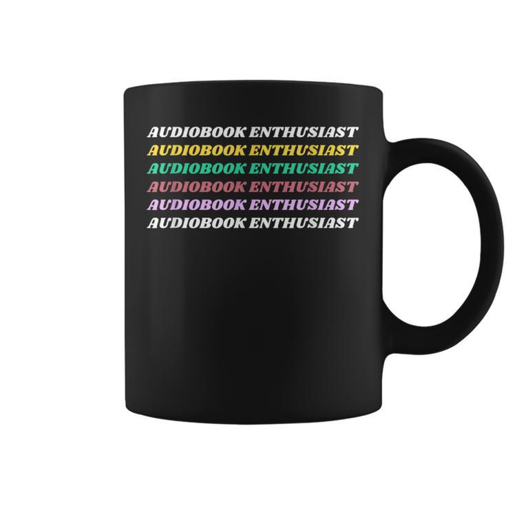 Audiobook Enthusiast Book Nerd Reading Child Adult Graphic Print Coffee Mug