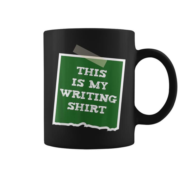 Author This Is My Writing Tee Novelist Story Book Writer Graphic Print Coffee Mug